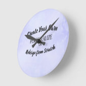 独自ののカスタム作成 ラウンド壁時計 (傾斜)