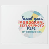 独自ののカスタム作成 ラッピングペーパー (フラット)