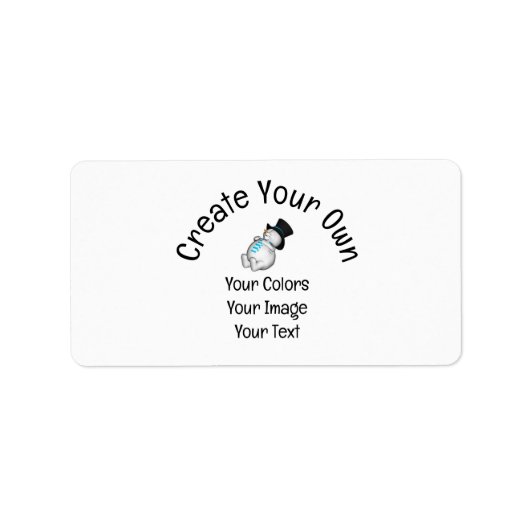 独自ののカスタム作成 ラベル (正面)