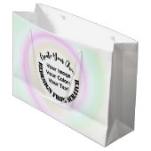 独自ののカスタム作成 ラージペーパーバッグ (正面アングル)