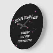 独自ののカスタム作成 ラージ壁時計 (傾斜)