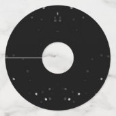 独自ののカスタム作成 ワイングラスタグ (正面)