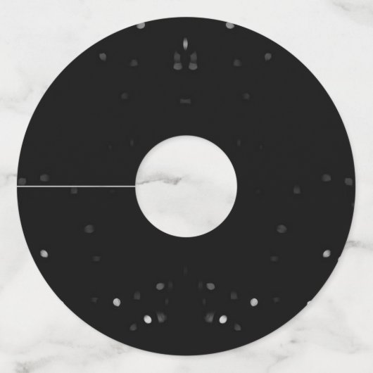 独自ののカスタム作成 ワイングラスタグ (正面)