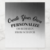 独自ののカスタム作成 ワインラベル (シングルラベル)