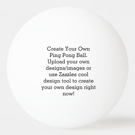 独自ののカスタム作成 卓球ボール (正面)