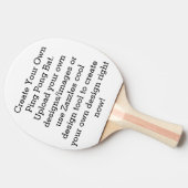 独自ののカスタム作成 卓球ラケット (横)