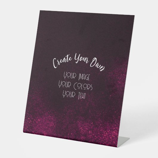 独自ののカスタム作成 台座サイン (正面)