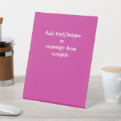 独自ののカスタム作成 台座サイン (インサイチュ)