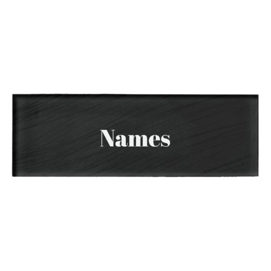 独自ののカスタム作成 名札 (正面)