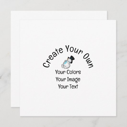 独自ののカスタム作成 招待状 (正面/裏面)