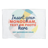 独自ののカスタム作成 枕カバー (正面左)