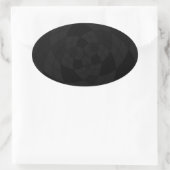 独自ののカスタム作成 楕円形シール (バッグ)