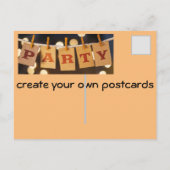 独自のはがきを作成する ポストカード (裏面)