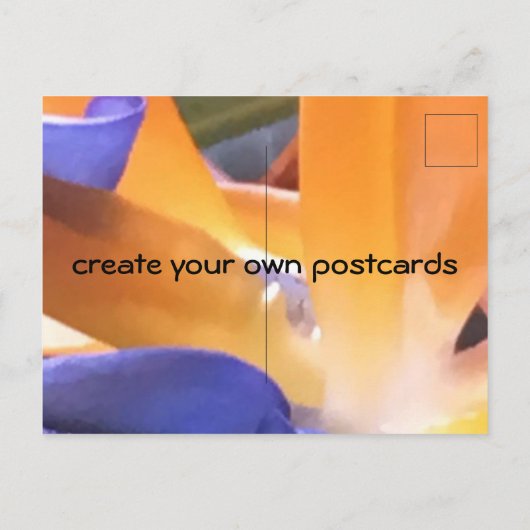 独自のはがきを作成する ポストカード (裏面)