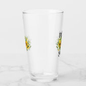 独自のひまわりブライダルパーティギフトの作成ADD文字 タンブラーグラス (右)