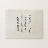 独自のやる気を起こさせる引用文、名前、歌詞を作成 ジグソーパズル (横)