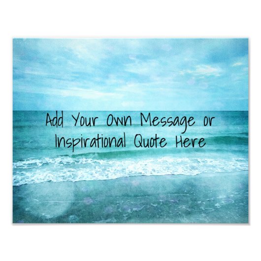 独自のやる気を起こさせる引用文Pの感動的作成 フォトプリント            (正面)