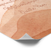 独自のやる気を起こさせる感動的カスタム作成 ポスター (角)