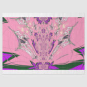 独自のを作カスタム成する美しいベビーピンクフローラ 薄葉紙 (正面)