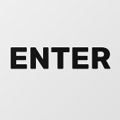 独自のを作シンプル成カスタムEnter Window Stick ウィンドウサイン (シート)