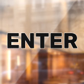 独自のを作シンプル成カスタムEnter Window Stick ウィンドウサイン (シート2)