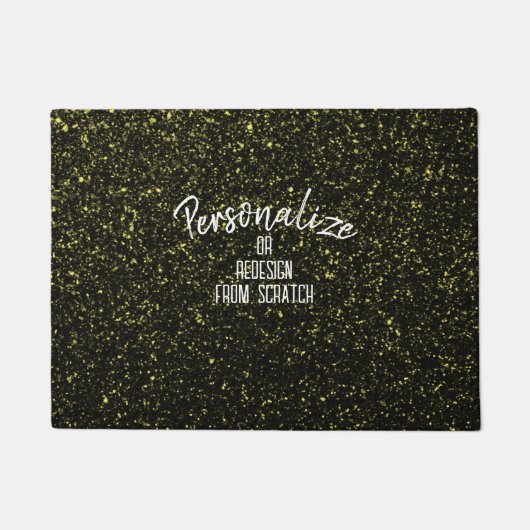 独自のを作パーソナライズされた成カスタム ドアマット (正面)