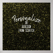 独自のを作パーソナライズされた成カスタム ポスター (正面)