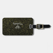 独自のを作パーソナライズされた成カスタム ラゲッジタグ (正面横)