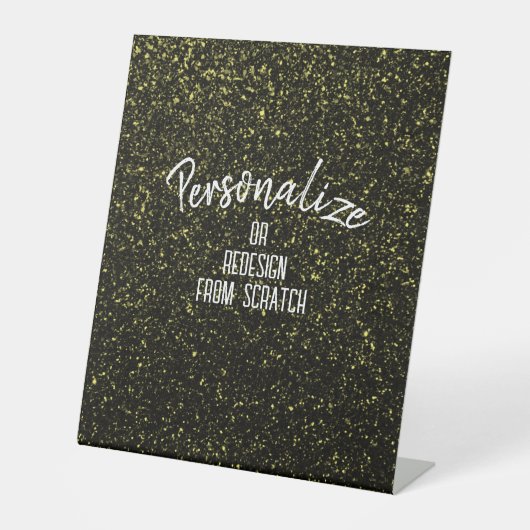 独自のを作パーソナライズされた成カスタム 台座サイン (正面)