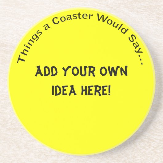 独自のアイディアコースターの追加 コースター (正面)