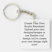 独自のアクリルカスタムキーチェーンを作成 キーホルダー (正面)