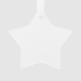 独自のアクリル星型オーナメント オーナメント