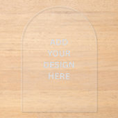 独自のアクリル澄ん招待状の作成 アクリル招待状 (正面)