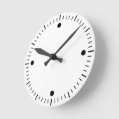 独自のアクリル製壁時計を作成する ラウンド壁時計 (傾斜)