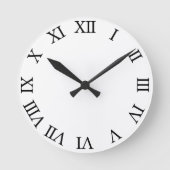 独自のアクリル製壁時計を作成する ラウンド壁時計 (正面)