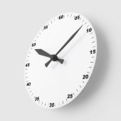 独自のアクリル製壁時計を作成する ラウンド壁時計 (傾斜)