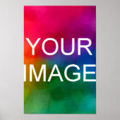 独自のアップロード写真テンプレートの作成高品質 ポスター (正面)