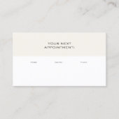 独自のアポイントメントリマインダープレーンのスタイリッシュ作成 予約カード (正面)