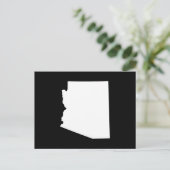 独自のアリゾナ州の移動発表の作成 ポストカード (スタンド正面)