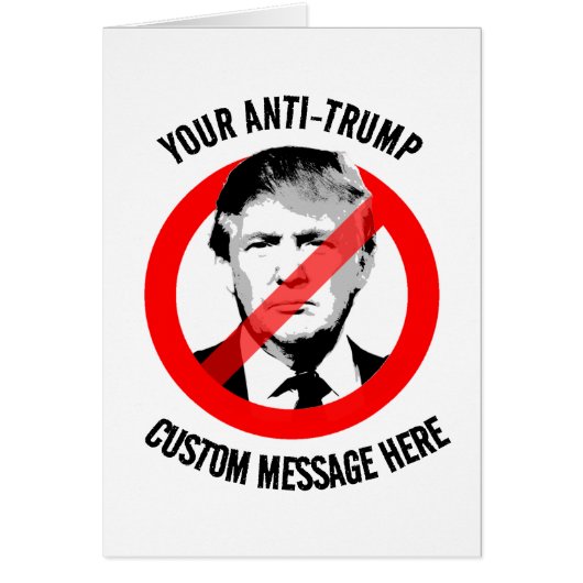 独自のアンチトランプの作成 (正面)