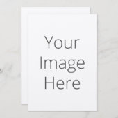 独自のアーティザン感じベージュ色の作成5"x7"招待状 招待状 (正面/裏面)