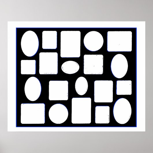 ！独自のアートまたは写真のポスターテンプレートの作成 ポスター (正面)