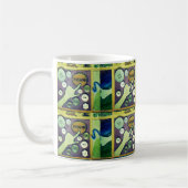 独自のアートマポップ・アートのグのラップイメージテンプレートの作成 コーヒーマグカップ (左)