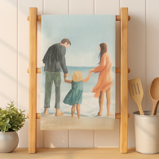 独自のアートワーク |お使いの絵画スケッチ キッチンタオル