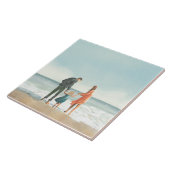 独自のアートワーク |お使いの絵画スケッチ タイル (側面)