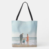 独自のアートワーク |お使いの絵画スケッチ トートバッグ (裏面)