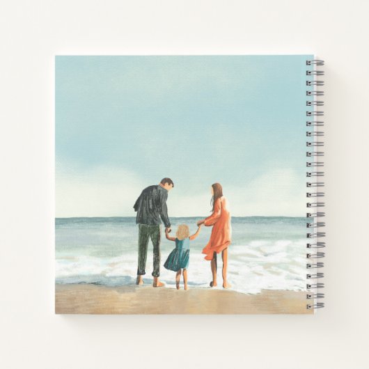 独自のアートワーク |お使いの絵画スケッチ ノートブック (裏面)