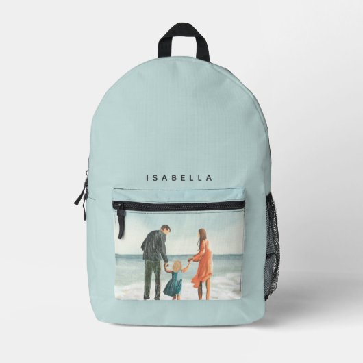 独自のアートワーク |お使いの絵画スケッチ プリントバックパック (正面)