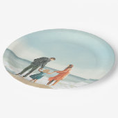 独自のアートワーク |お使いの絵画スケッチ ペーパープレート (アングル)