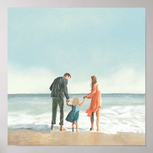 独自のアートワーク |お使いの絵画スケッチ ポスター (正面)